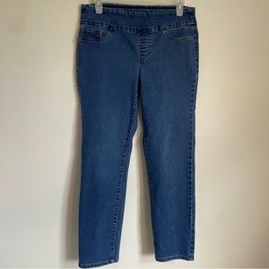 Charter Club Petite Cambridge Slim Women’s Blue Jeans